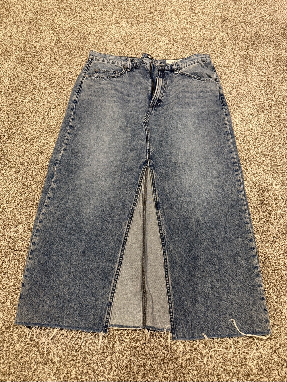 Rag & Bone Maxi Denim Skirt